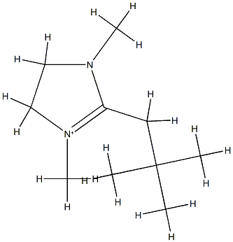 1H-Imidazolium,2-(2,2-dimethylpropyl)-4,5-dihydro-1,3-dimethyl-(9CI) CAS#: 777824-37-0