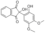 1H-Indene-1,3(2H)-dione, 2-hydroxy-2-(2-hydroxy-4,5-dimethoxyphenyl)- CAS#: 75840-18-5