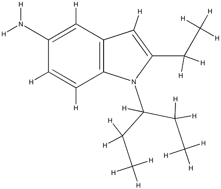 1H-Indol-5-amine,2-ethyl-1-(1-ethylpropyl)-(9CI) CAS#: 760917-49-5