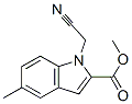 1H-Indole-2-carboxylicacid,1-(cyanomethyl)-5-methyl-,methylester(9CI) CAS#: 796069-31-3