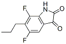 1H-Indole-2,3-dione, 5,7-difluoro-6-propyl- (9CI) CAS#: 749241-80-3