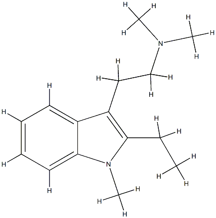 1H-Indole-3-ethanamine,2-ethyl-N,N,1-trimethyl-(9CI) CAS#: 733677-94-6