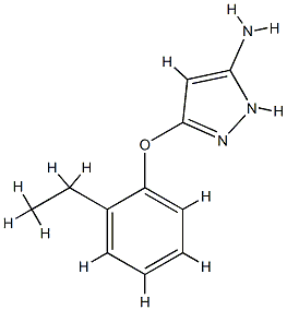 1H-Pyrazol-3-amine,5-(2-ethylphenoxy)-(9CI) CAS#: 763890-72-8