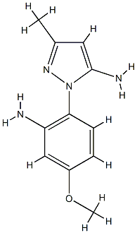 1H-Pyrazol-5-amine,1-(2-amino-4-methoxyphenyl)-3-methyl-(9CI) CAS#: 785003-65-8