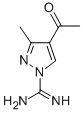 1H-Pyrazole-1-carboximidamide,4-acetyl-3-methyl- CAS#: 732205-98-0