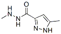 1H-Pyrazole-3-carboxylic acid, 5-methyl-, 2-methylhydrazide CAS#: 76312-30-6