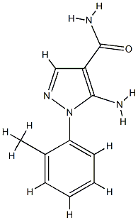 1H-Pyrazole-4-carboxamide,5-amino-1-(2-methylphenyl)-(9CI) CAS#: 792953-11-8