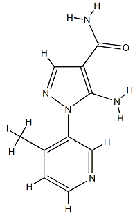 1H-Pyrazole-4-carboxamide,5-amino-1-(4-methyl-3-pyridinyl)-(9CI) CAS#: 794569-05-4