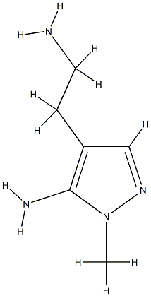 1H-Pyrazole-4-ethanamine,5-amino-1-methyl-(9CI) CAS#: 748127-38-0