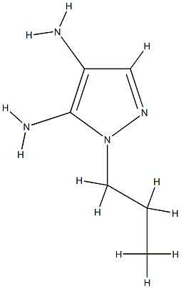 1H-Pyrazole-4,5-diamine,1-propyl-(9CI) CAS#: 758679-56-0
