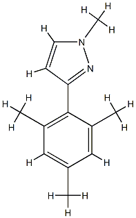 1H-Pyrazole,1-methyl-3-(2,4,6-trimethylphenyl)-(9CI) CAS#: 793681-28-4