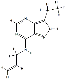 1H-Pyrazolo[4,3-d]pyrimidin-7-amine,3-ethyl-N-2-propenyl-(9CI) CAS#: 790666-52-3