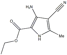 1H-Pyrrole-2-carboxylicacid,3-amino-4-cyano-5-methyl-,ethylester(9CI) CAS#: 74455-30-4