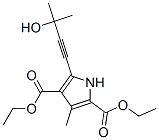 1H-Pyrrole-2,4-dicarboxylicacid,5-(3-hydroxy-3-methyl-1-butynyl)-3-methyl-,diethylester(9CI) CAS#: 74304-00-0