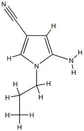1H-Pyrrole-3-carbonitrile,5-amino-1-propyl-(9CI) CAS#: 742053-57-2