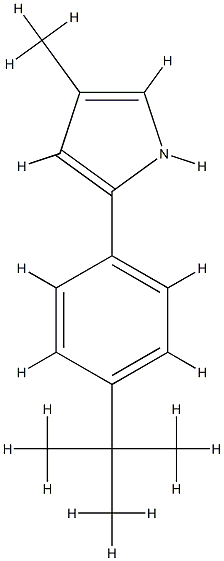 1H-Pyrrole,2-[4-(1,1-dimethylethyl)phenyl]-4-methyl-(9CI) CAS#: 795274-75-8