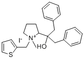 2-(1-Hydroxy-2-phenyl-1-benzylethyl)-1-methyl-1-(2-thienylmethyl)pyrro lidinium iodide CAS#: 79820-07-8