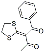 2-(1,3-dithiolan-2-ylidene)-1-phenyl-1,3-butanedione CAS#: 74440-20-3