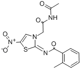 2-(2-(2-Methylbenzoylimino)-5-nitro-4-thiazolin-3-yl)diacetamide CAS#: 79798-91-7