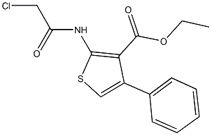 2-(2-CHLORO-ACETYLAMINO)-4-PHENYL-THIOPHENE-3-CARBOXYLIC ACID ETHYL ESTER CAS#: 77261-21-3