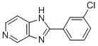2-(3-Chlorophenyl)-1H-imidazo(4,5-c)pyridine CAS#: 75007-93-1