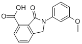 2-(3-METHOXYPHENYL)-3-OXOISOINDOLINE-4-CARBOXYLIC ACID CAS#: 728887-95-4
