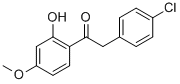 2-(4-Chlorophenyl)-1-(2-hydroxy-4-methoxyphenyl)ethanone CAS#: 79744-48-2