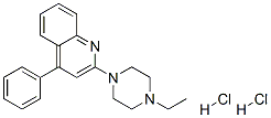 2-(4-ethylpiperazin-1-yl)-4-phenyl-quinoline dihydrochloride CAS#: 72320-60-6