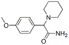 2-(4-methoxyphenyl)-2-piperidinoacetamide CAS#: 74467-62-2