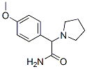 2-(4-methoxyphenyl)-2-pyrrolidin-1-ylacetamide CAS#: 74467-63-3