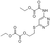 2-((6-((Ethoxyoxoacetyl)amino)-4-pyrimidinyl)thio)ethyl ethyl ethanedi oate CAS#: 75274-24-7