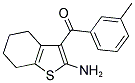 (2-AMINO-4,5,6,7-TETRAHYDRO-1-BENZOTHIEN-3-YL)(3-METHYLPHENYL)METHANONE CAS#: 796067-53-3