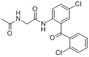 2-(Acetylamino)-N-(4-chloro-2-(2-chlorobenzoyl)phenyl)acetamide CAS#: 76337-77-4