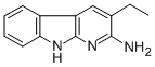2-Amino-3-ethyl-9H-pyrido(2,3-b)indole CAS#: 79801-89-1