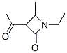 2-Azetidinone, 3-acetyl-1-ethyl-4-methyl- (9CI) CAS#: 76269-84-6