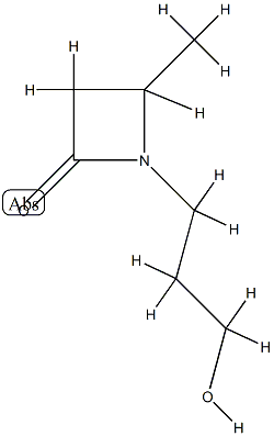 2-Azetidinone,1-(3-hydroxypropyl)-4-methyl-(9CI) CAS#: 727739-39-1