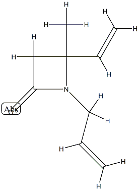 2-Azetidinone,4-ethenyl-4-methyl-1-(2-propenyl)-(9CI) CAS#: 701304-73-6