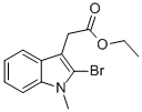 2-BROMO-1-METHYL-1H-INDOLE-3-ACETIC ACID ETHYL ESTER CAS#: 786704-07-2