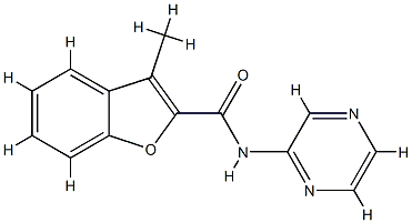 2-Benzofurancarboxamide,3-methyl-N-pyrazinyl-(9CI) CAS#: 717873-54-6