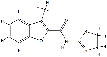 2-Benzofurancarboxamide,N-(4,5-dihydro-2-thiazolyl)-3-methyl-(9CI) CAS#: 717871-04-0