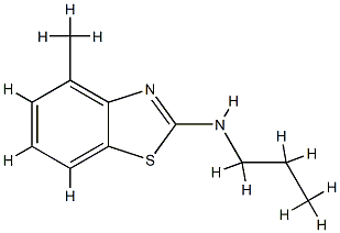 2-Benzothiazolamine,4-methyl-N-propyl-(9CI) CAS#: 75104-98-2
