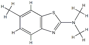 2-Benzothiazolamine,N,N,6-trimethyl-(9CI) CAS#: 75104-97-1