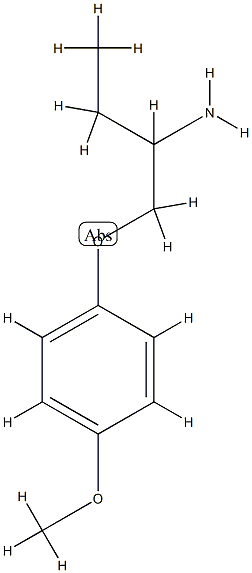 2-Butanamine,1-(4-methoxyphenoxy)-(9CI) CAS#: 732967-72-5