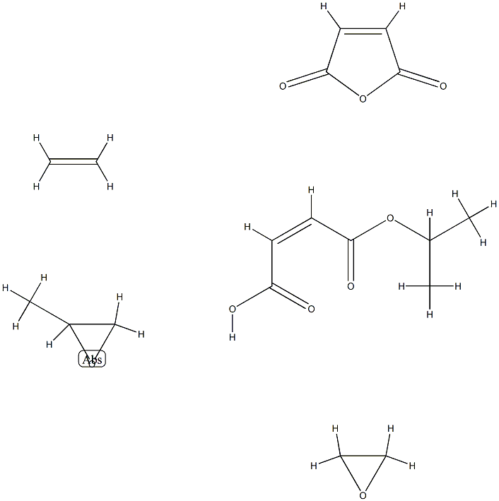2-Butenedioic acid (2Z)-, mono(1-methylethyl) ester, reaction products with maleic anhydride and polyethylene, ethoxylated propoxylated CAS#: 75535-30-7