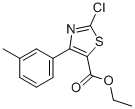 2-CHLORO-4-(3-METHYLPHENYL)-5-THIAZOLECARBOXYLIC ACID ETHYL ESTER CAS#: 74476-61-2