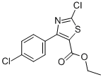 2-CHLORO-4-(4-CHLOROPHENYL)-5-THIAZOLECARBOXYLIC ACID ETHYL ESTER CAS#: 74476-54-3