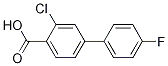 2-CHLORO-4-(4-FLUOROPHENYL)BENZOIC ACID CAS#: 728951-41-5