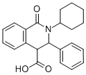 2-CYCLOHEXYL-1-OXO-3-PHENYL-1,2,3,4-TETRAHYDRO-4-ISOQUINOLINECARBOXYLIC ACID CAS#: 73349-37-8