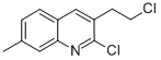 2-Chloro-3-(2-chloroethyl)-7-methylquinoline CAS#: 73863-50-0