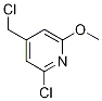 2-Chloro-4-(chloromethyl)-6-methoxypyridine CAS#: 727648-72-8
